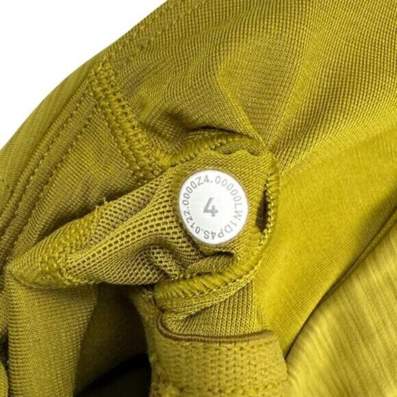 Lululemon Invigorate Training Tank Top Everlux In Heathered Auric Gold Size 4 - Picture 5 of 5